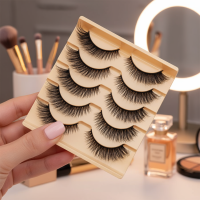 ราคา ชุดขนตาปลอมมะม่วง 5 คู่ สไตล์ธรรมชาติ ขนตาต่อแบบปีกนางฟ้า ลุคมินิใช้ง่าย (58050264603)