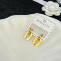 ราคา ต่างหู Cartier โลโก้ตัวอักษร ผลิตจากเหล็กไทเทเนียม สง่างามสำหรับผู้หญิง (56601546036)