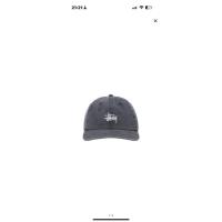 ราคา Stussy Basic Stussy Cap Washed Charcoal (27843098739)