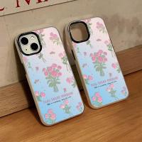 ราคา พร้อมส่ง เคสสำหรับไอโฟน16 ลายดอกไม้สวย เคสครอบเลเซอร์ For iPhone11 12 13Pro PROMAX 14 15PLUS X XS XR 6/7/8/SE2 กันกระแทก (42864137729)