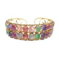 ราคา กำไลพลอยแท้สองแถว ทับทิม/หยก/อเมทิสต์ พลอยประจำวันอาทิตย์ วันพุธ เสาร์ ตัวเรือนชุบทอง (736557957)