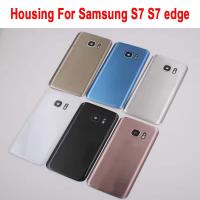 ราคา S7 สําหรับ SAMSUNG S7 G930F S7 EDGE G935F กระจกด้านหลังแบตเตอรี่ด้านหลังประตูกรณีซ่อม (57200121968)