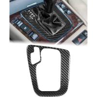 ราคา คาร์บอนไฟเบอร์ Center Control เกียร์ SHIFT KNOB แผง fit สําหรับ BMW E46 M3 316i 318i 320i 323i 325i 330i 3-Series (1998-2005) เกียร์แผงสติกเกอร์ภายใน Trim (28143731517)