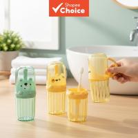 ราคา กล่องใส่แปรงสีฟันแบบพกพา ดีไซน์หมีแก้วน้ําในตัว กล่องใส่แปรงสีฟันเด็ก แก้วน้ํายาบ้วนปาก ที่จัดระเบียบแปรงสีฟัน (56901120601)