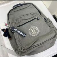 ราคา Kipling​ กระเป๋าเป้สีเทา​ ผ้าแคนวาส มือสอง​ มีช่องใส่​ Laptop (18573801856)