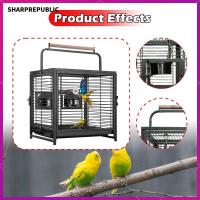 ราคา [Sharprepublic] Travel Bird Parrot Carrier Cage อุปกรณ์สัตว์เลี้ยงที่ทนทาน กรงนกสําหรับ Finch Lovebirds นกแก้วเม่นสัตว์เลี้ยงลูกด้วยนมขนาดเล็กและนก (50951170135)