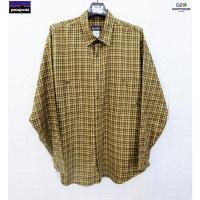ราคา patagonia แท้ อก49 เสื้อเชิ๊ตแขนยาวลายสก๊อตวินเทส (23439156619)
