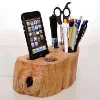 ราคา AESTHETIC WOODEN PEN HOLDER HP HOLDER ขอสี (40114692968)