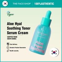 ราคา [The Face Shop] Aloe Hyal Soothing Toner Serum Cream 50ml (55651102139)