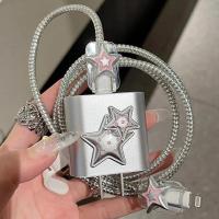 ราคา เคสป้องกันสายชาร์จ For iphone 18W/20W ( 1เซ็ท5ชิ้น )ชุดแต่งสายชาร์จลายการ์ตูน เคสหัวชาร์จ ชุดถนอมสายชาร์จการ์ตูนน่ารักๆ (42400111307)