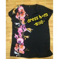 ราคา เดรส H&M ลายดอก ใส่เป็นเดรสก็น่ารัก ใส่กับขายาวสีขาวส้นสูงเข็มขัดก็ดูเกร๊ อก 38-40" ยาว 38" ส่งต่อ -150฿- (1212532852)