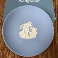 ราคา จาน Vintage Wedgwood Jasperware Pale Blue Plate จานแบ่ง จานโชว์ จานรอง (26958999189)