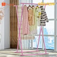 ราคา [ลดพิเศษ] InnHome ราวตากผ้าบาร์คู่ ราวแขวนผ้า อเนกประสงค์ รองรับน้ำหนักได้ถึง 60 kg แข็งแรง ทนทาน ราวตากผ้า รุ่น X52 (27334606244)