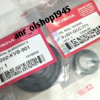 ราคา ซีลเพลาข้อเหวี่ยงซ้าย + ซีลแม่เหล็ก vario 110 บีท fi บีท esp scoopy soacy KVB (53551916624)