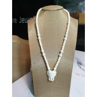 ราคา InspireJewelry,สร้อยคอกะลา,กระดูกช้างแกะ Inspire Jewelry ,สร้อยคอกระดูกช้างเกรดAAA งาน Design handmade มีหัวช้างแกะห้อย (24409731057)
