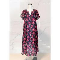 ราคา เดรสผ้าไหมดอกลิลลี่สีแดง (24729077745)