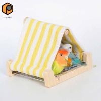 ราคา [สวย] บ้านรังนกแขวนเปลญวนเต็นท์นกแก้วสําหรับนกค๊อกคาเทลคอนัวร์นกแก้ว (56302650540)