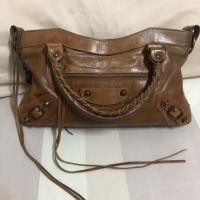 ราคา Balenciaga classic city สีน้ำตาล หมุดเล็ก เดิมๆ (2177779152)