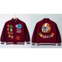 ราคา [ ของแท้ ] เสื้อแจ็คเก็ต CARNIVAL SS23 CARNIVAL FOOTBALL VARSITY JACKET ของใหม่ พร้อมส่ง (24933923626)