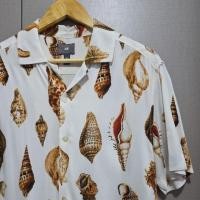 ราคา HM เสื้อฮาวายผ้าเรยอน มือสอง 42"/17"/26.5" (25195354965)