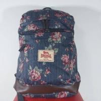 ราคา กระเป๋าเป้มือ2 LONSDALE ลายดอกสีน้ำเงิน (15699215479)