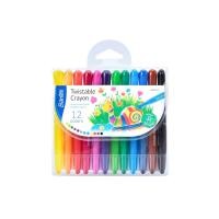 ราคา Bantex สีเทียน ดีไซน์สมัยใหม่ ปลอดภัยสำหรับเด็ก สีไม่เลอะมือ 12/24สี พกพาสะดวก Oil Pastel (53902059511)