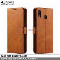 ราคา Samsung Galaxy A20 Leather Flip Cover Premium Edition Case (54001169527)