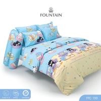 ราคา Fountain FTC150 การ์ตูน Hapidanbui ลิขสิทธิ์แท้ Sanrio สัมผัสนุ่มลื่น ชุดเครื่องนอนฟาวน์เทน ผ้าปูที่นอน ผ้านวม (28508775892)