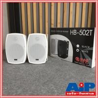 ราคา สีขาว NPE HB502T ตู้ลำโพง แขวน 5นิ้ว 2ทาง มี LINE ตู้แขวน ติดผนัง ตู้ ลำโพง 5นิ้ว เครื่องเสียง HB502 T HB-502 502 เอไ... (4639069505)