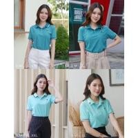 ราคา เสื้อโปโล สี ดาร์กมินท์ Dark Mint color มี 2 แบบให้เลือก (12505955928)