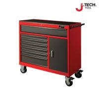 ราคา JE Tech ตู้เครื่องมือแบบรถเข็น ขนาด 6 7 9 ลิ้นชัก พร้อมแผ่นรองยาง รุ่น JE060806-JE060809 (41607996206)