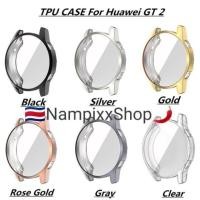 ราคา New เคส Huawei Watch GT2 46mm Case กรอบเคสนาฬิกา TPU Soft Huawei GT 2 Full Screen Covered Protection Huawei GT2 (4807142175)