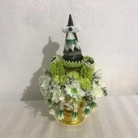 ราคา พานธูปเทียนแพขอขมาตกแต้งดอกไม้ประดิษฐ์ (20717252099)