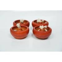 ราคา ตะเกียงดินเผา ตะเกียงน้ำมัน ตะเกียงน้ำมันพืช แบบชุด 4 อัน(พร้อมส่ง) (5049412718)