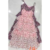 ราคา เดรสสายเดี่ยว สายเดี่ยว สีชมพู เดรสขนมชั้น (6086856336)