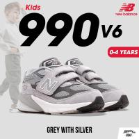 ราคา New Balance รองเท้าผ้าใบ รองเท้าแฟชั่น สำหรับเด็ก NB ND KD 990v6 Hook & Loop IV990GL6 (3500) (11499588700)