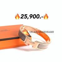 ราคา New hermes clic H bracelet สี marron glace ไซส์ pm ข้อมือ สีขายดีสุดๆ (16011055114)