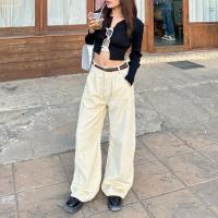 ราคา Fooming pant กางเกงทรงกระบอกใหญ่ผ้าลูกฟูก (20195342139)