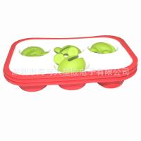 ราคา 828140845เครื่องมืออบหกหลุมทรงกลมสองสีซิลิโคนแม่พิมพ์เค้กกระทะ (52751083407)