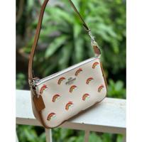 ราคา มือสอง ใช้เองนะคะ Coach Nolita 19 With Rainbow Print CJ657 ขนาดกะทัดรัด (29506531683)