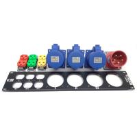 ราคา ปลั๊กไฟติดแร็ค ประกอบเองรุ่น K3B 3 เฟสชุดประกอบเอง ชุดเพลท 2U พร้อมอุปกรณ์ เพลท เต้ารับ และเพาเวอร์ปลั๊ก 32A ไม่รวมสายไฟ (16496336618)