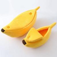 ราคา ถูกที่สุดที่นอนรูปกล้วย เบาะกล้วย บ้านสัตว์เลี้ยง ที่นอนสุนัข ที่นอนแมว Size:M-L (6403837763)