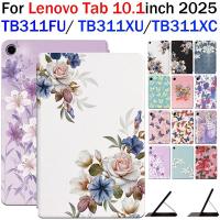 ราคา สําหรับ Lenovo Tab 10.1 แท็บเล็ต TB311FU TB311XU TB311XC 10.1 2025 แฟชั่นผีเสื้อดอกไม้หนังกรณี (43327009068)