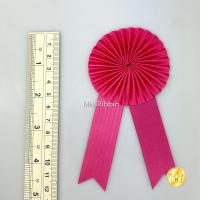 ราคา โบว์ติดหน้าอก โบว์พลีทแบบสากลนิยม โบว์รับเสด็จ งานอีเวนท์ แขกผู้ร่วมงาน ราคาส่งแพ็ค 50 ชิ้น (20578904390)