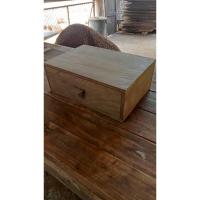 ราคา กล่องใส่ของเอนกประสงค์กล่องใส่พระเครื่องไม้สักเก่างานไม่ทำสีขนาดยาว40ลึก30สูง14เซน (29005381611)