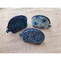 ราคา กระเป๋าใส่เหรียญ ผ้าฝ้ายย้อมลายคราม งานHandmade มีซับในผ้าฝ้าย และบุฟองน้ำนุ่มๆจ้า แต่งดอกแก้วคราม⚡️ (7635854800)