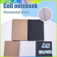 ราคา ร้านอยู่ที่ไทย 4เล่ม สมุดโน๊ตสันห่วง สมุดโน้ตริมลวด A5 ลายเส้นบรรทัด 60แผ่น ปกน้ำตาล สีดำ (29172137193)