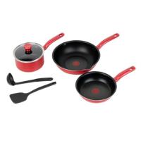 ราคา TEFAL ชุดหม้อและกระทะไทเทเนียม SO CHEF 6 ชิ้น (2662901561)