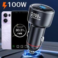 ราคา ที่ชาร์จในรถยนต์ 100W⚡️For OPPO Reno13 Pro SuperChargeVOOC ขึ้นการชาร์จไวตรงรุ่น ออปโป้ (45451020803)