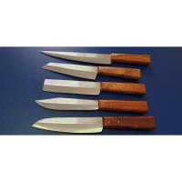 ราคา มีดหั่นปอกซอยผักและผลไม้ มีดอรัญญิกแท้อยุธยา มีดทำครัวเล็ก มีดชุด 5 แบบ 5 เล่ม ใบมีดสแตนเลส ด้ามไม้ (6486574004)